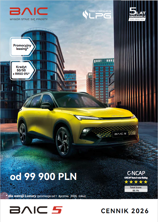 cennik BAIC 5